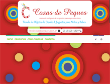 Tablet Screenshot of cosasdepeques.com.ar
